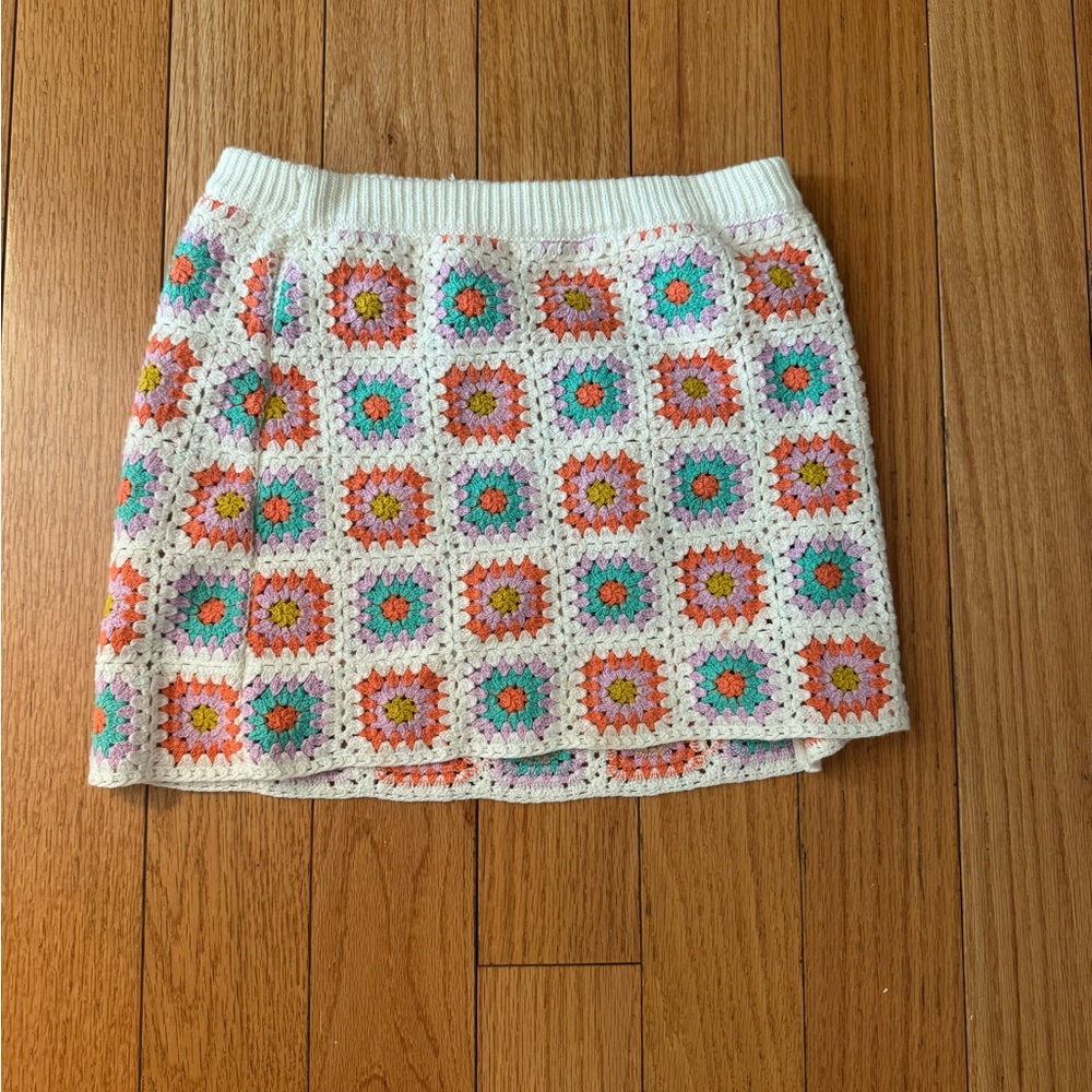 Art Class Crochet Granny Square skirt 7/8